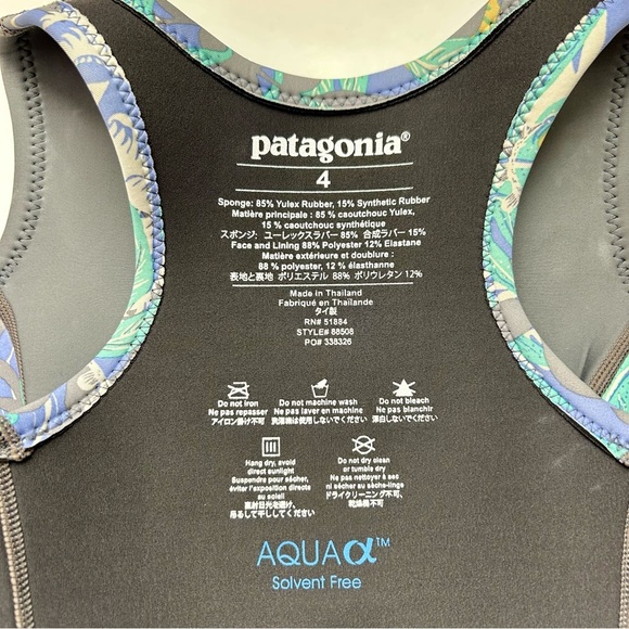 Patagonia R1 Lite Yulex 1.5mm Spring Jane Wetsuit Size 4 Shorts Sleeveless - Picture 11 of 16